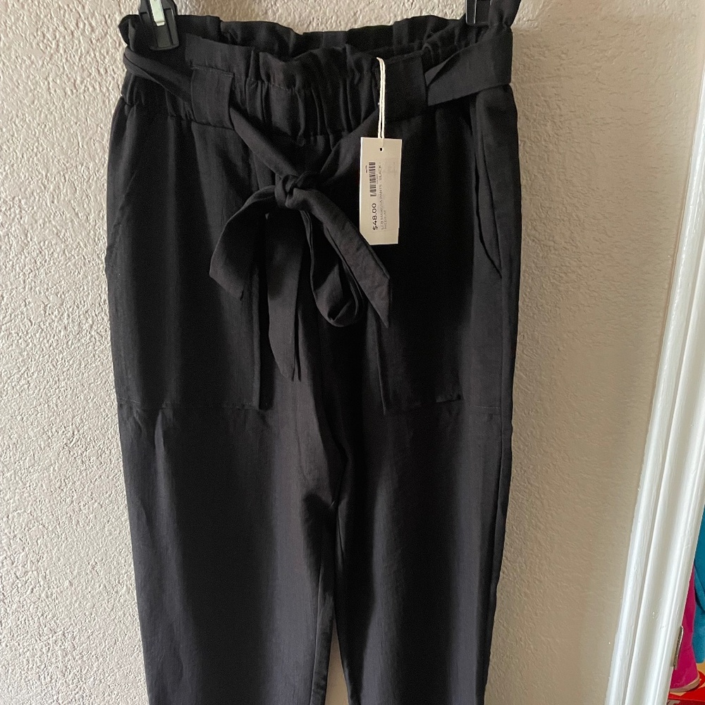 Vanilla bay high waisted trousers with paper bag waist